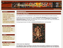 Tablet Screenshot of didgeridoofestival.de
